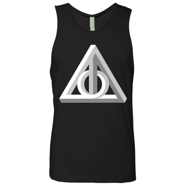 T-Shirts Black / Small Deathly Impossible Hallows Men's Premium Tank Top