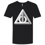 T-Shirts Black / X-Small Deathly Impossible Hallows Men's Premium V-Neck
