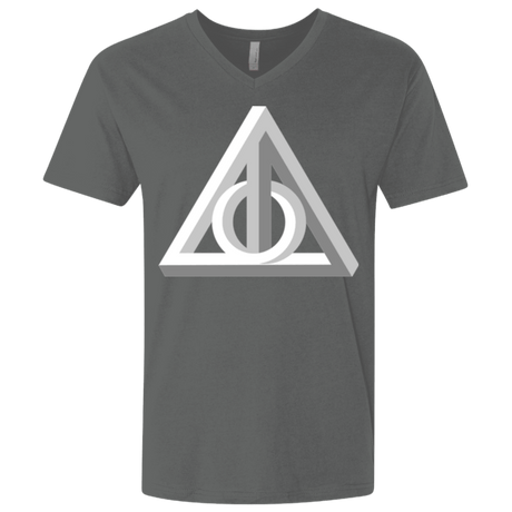 T-Shirts Heavy Metal / X-Small Deathly Impossible Hallows Men's Premium V-Neck