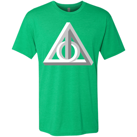 T-Shirts Envy / Small Deathly Impossible Hallows Men's Triblend T-Shirt