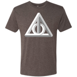 T-Shirts Macchiato / Small Deathly Impossible Hallows Men's Triblend T-Shirt