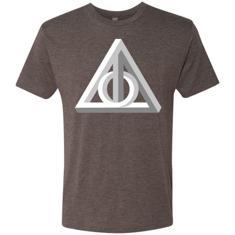 T-Shirts Macchiato / Small Deathly Impossible Hallows Men's Triblend T-Shirt