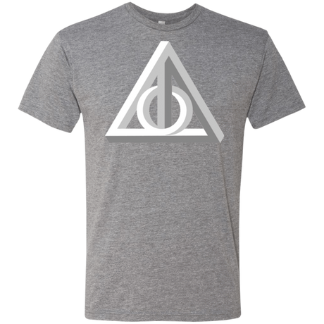 T-Shirts Premium Heather / Small Deathly Impossible Hallows Men's Triblend T-Shirt