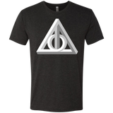 T-Shirts Vintage Black / Small Deathly Impossible Hallows Men's Triblend T-Shirt