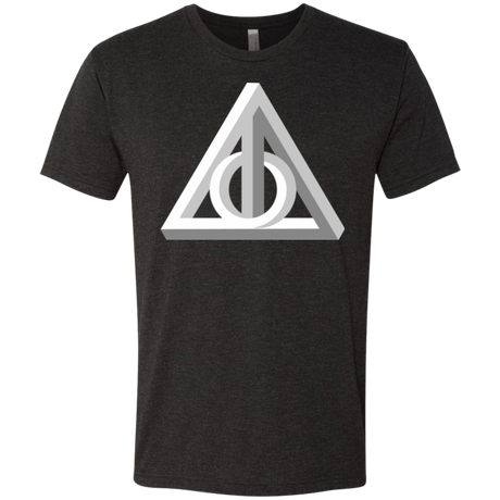 T-Shirts Vintage Black / Small Deathly Impossible Hallows Men's Triblend T-Shirt