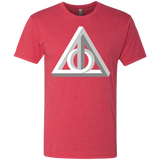 T-Shirts Vintage Red / Small Deathly Impossible Hallows Men's Triblend T-Shirt