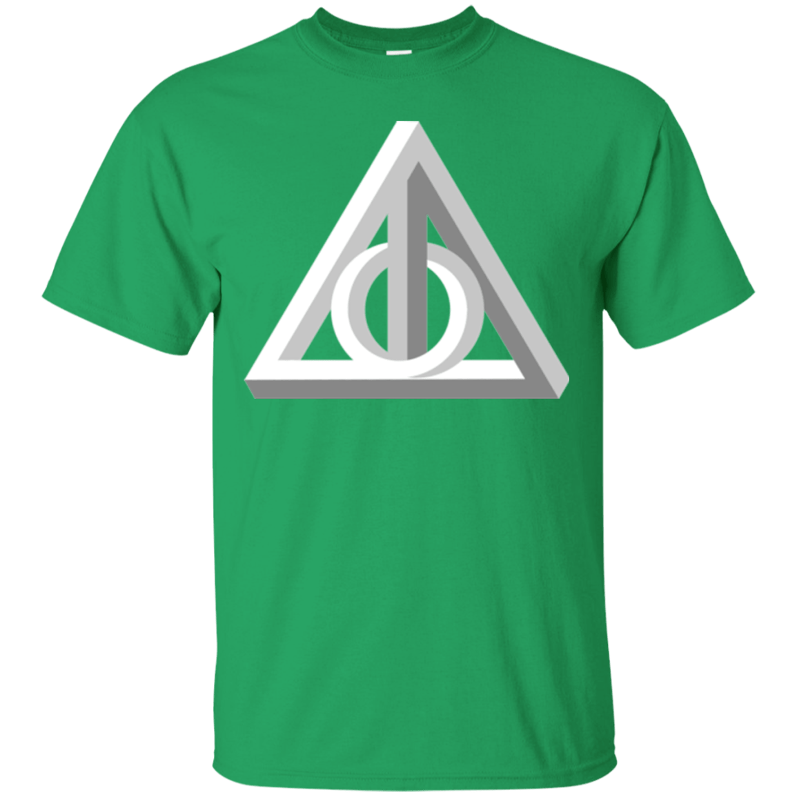 T-Shirts Irish Green / Small Deathly Impossible Hallows T-Shirt