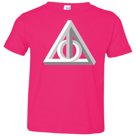 T-Shirts Hot Pink / 2T Deathly Impossible Hallows Toddler Premium T-Shirt
