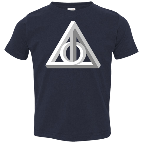 T-Shirts Navy / 2T Deathly Impossible Hallows Toddler Premium T-Shirt