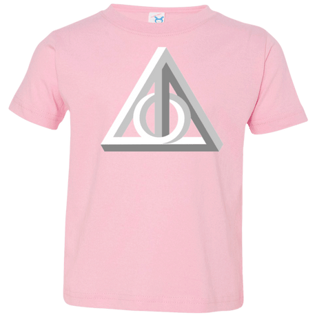 T-Shirts Pink / 2T Deathly Impossible Hallows Toddler Premium T-Shirt
