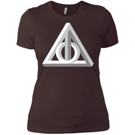 T-Shirts Dark Chocolate / X-Small Deathly Impossible Hallows Women's Premium T-Shirt