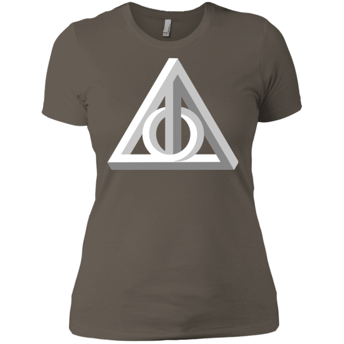 T-Shirts Warm Grey / X-Small Deathly Impossible Hallows Women's Premium T-Shirt