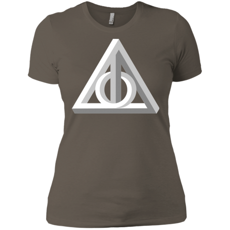 T-Shirts Warm Grey / X-Small Deathly Impossible Hallows Women's Premium T-Shirt
