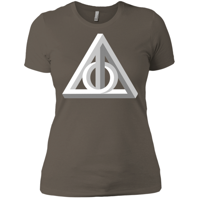 T-Shirts Warm Grey / X-Small Deathly Impossible Hallows Women's Premium T-Shirt
