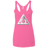 T-Shirts Vintage Pink / X-Small Deathly Impossible Hallows Women's Triblend Racerback Tank