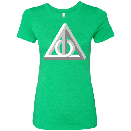 T-Shirts Envy / Small Deathly Impossible Hallows Women's Triblend T-Shirt
