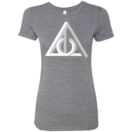 T-Shirts Premium Heather / Small Deathly Impossible Hallows Women's Triblend T-Shirt