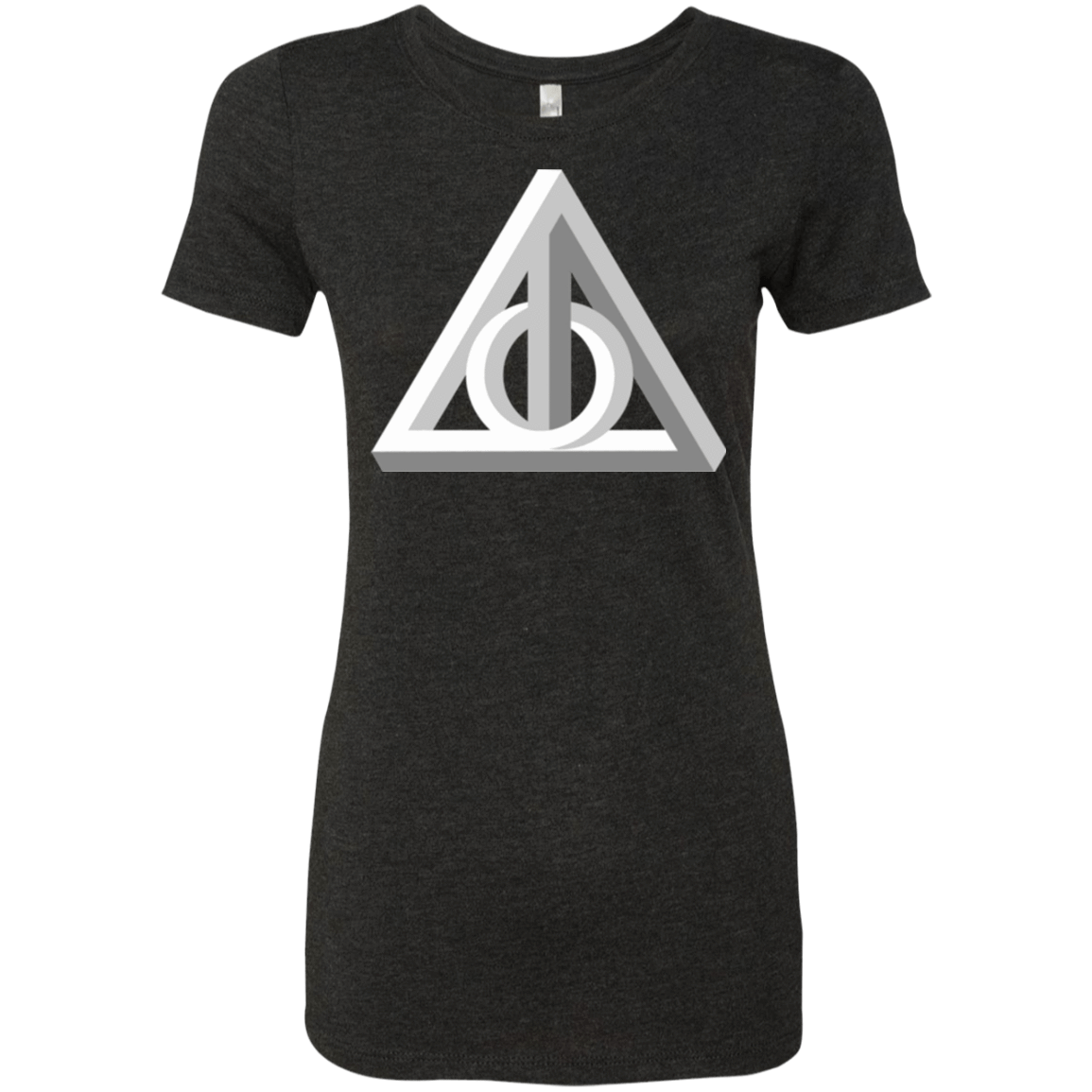 T-Shirts Vintage Black / Small Deathly Impossible Hallows Women's Triblend T-Shirt