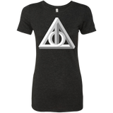 T-Shirts Vintage Black / Small Deathly Impossible Hallows Women's Triblend T-Shirt