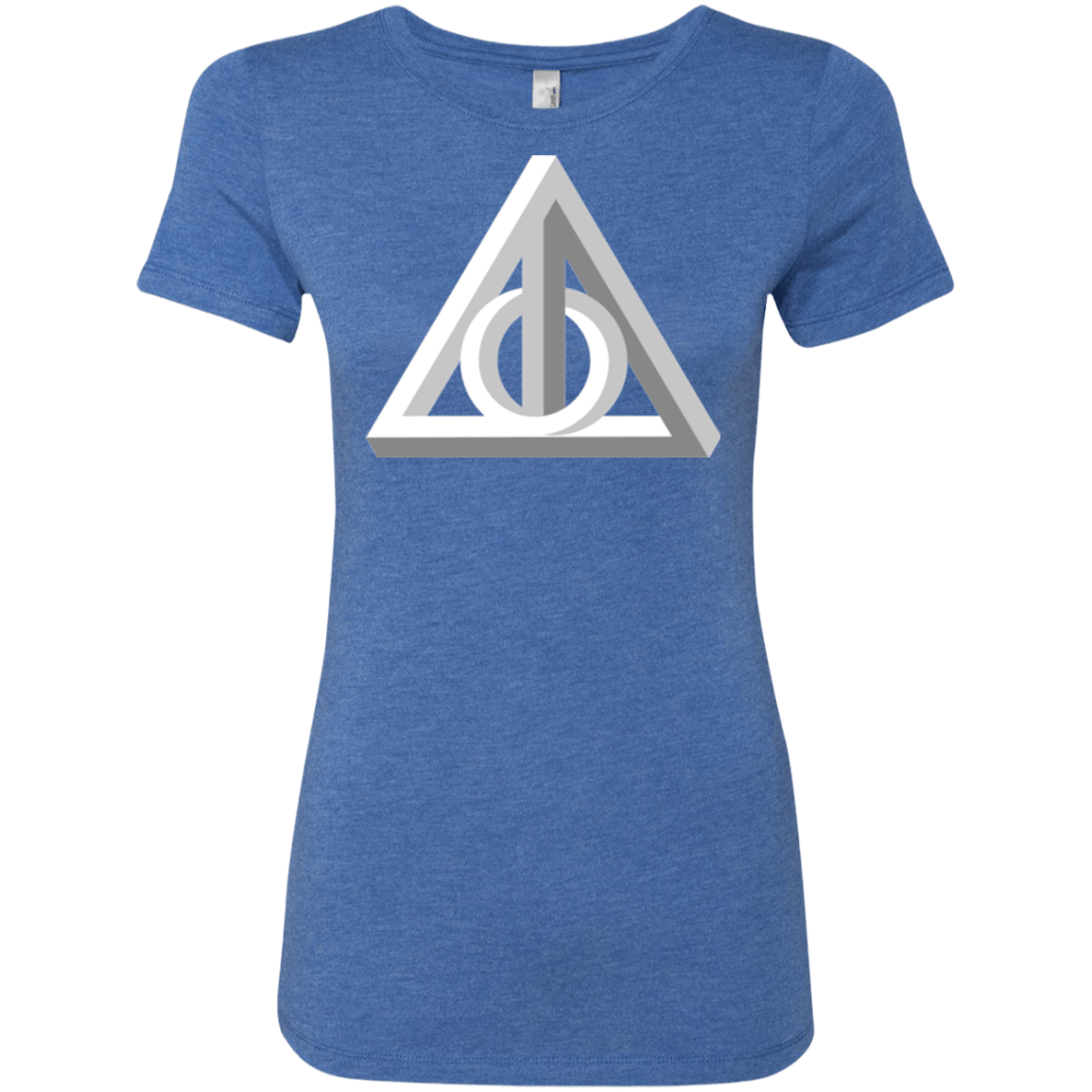 T-Shirts Vintage Royal / Small Deathly Impossible Hallows Women's Triblend T-Shirt