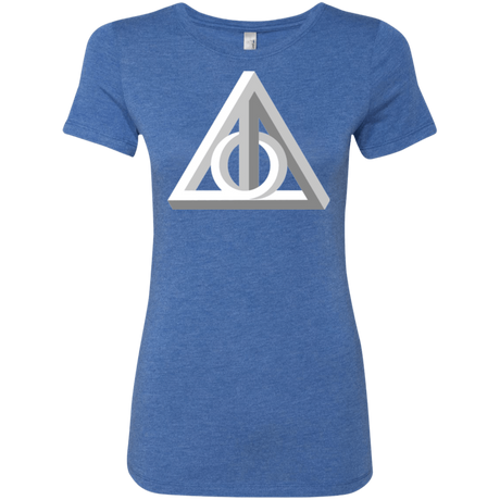T-Shirts Vintage Royal / Small Deathly Impossible Hallows Women's Triblend T-Shirt