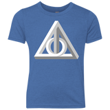 T-Shirts Vintage Royal / YXS Deathly Impossible Hallows Youth Triblend T-Shirt