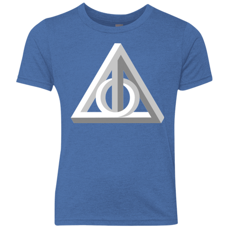 T-Shirts Vintage Royal / YXS Deathly Impossible Hallows Youth Triblend T-Shirt