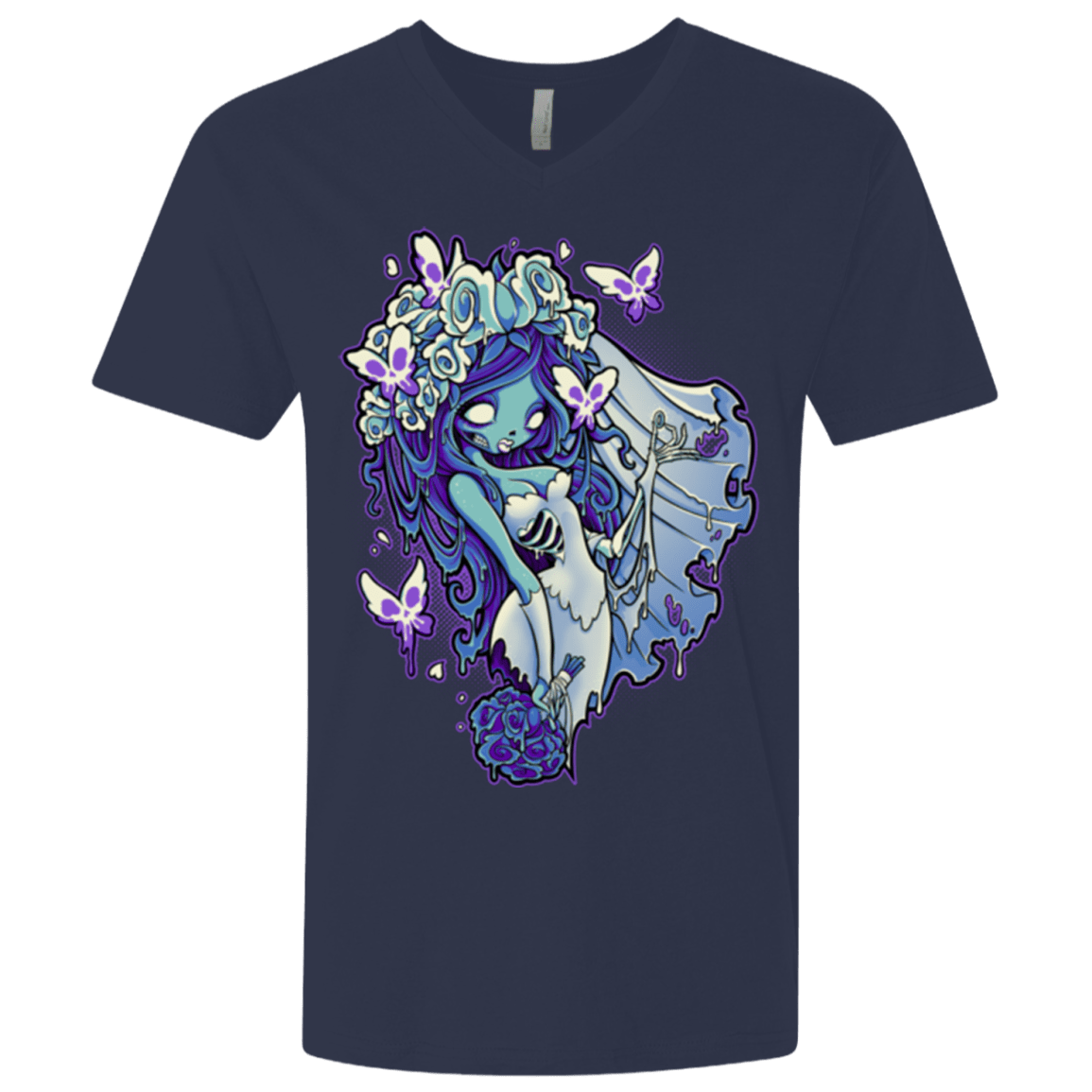 T-Shirts Midnight Navy / X-Small Decaying Dreams Men's Premium V-Neck