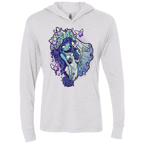 T-Shirts Heather White / X-Small Decaying Dreams Triblend Long Sleeve Hoodie Tee