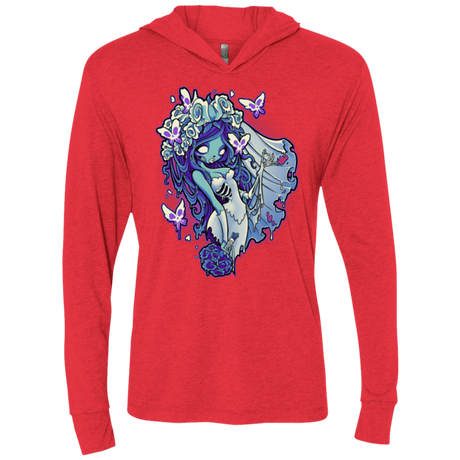 T-Shirts Vintage Red / X-Small Decaying Dreams Triblend Long Sleeve Hoodie Tee