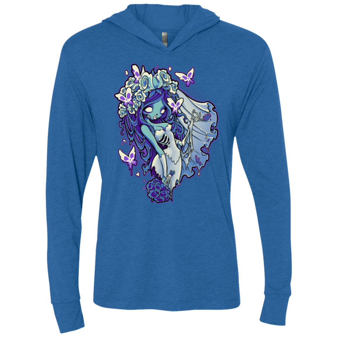 T-Shirts Vintage Royal / X-Small Decaying Dreams Triblend Long Sleeve Hoodie Tee