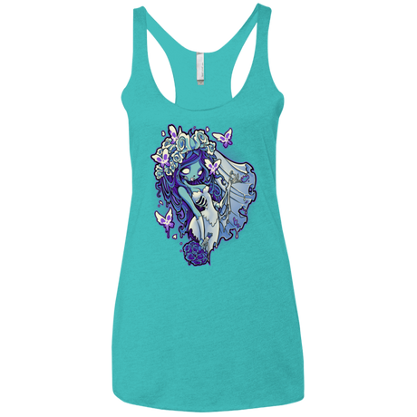 T-Shirts Tahiti Blue / X-Small Decaying Dreams Women's Triblend Racerback Tank