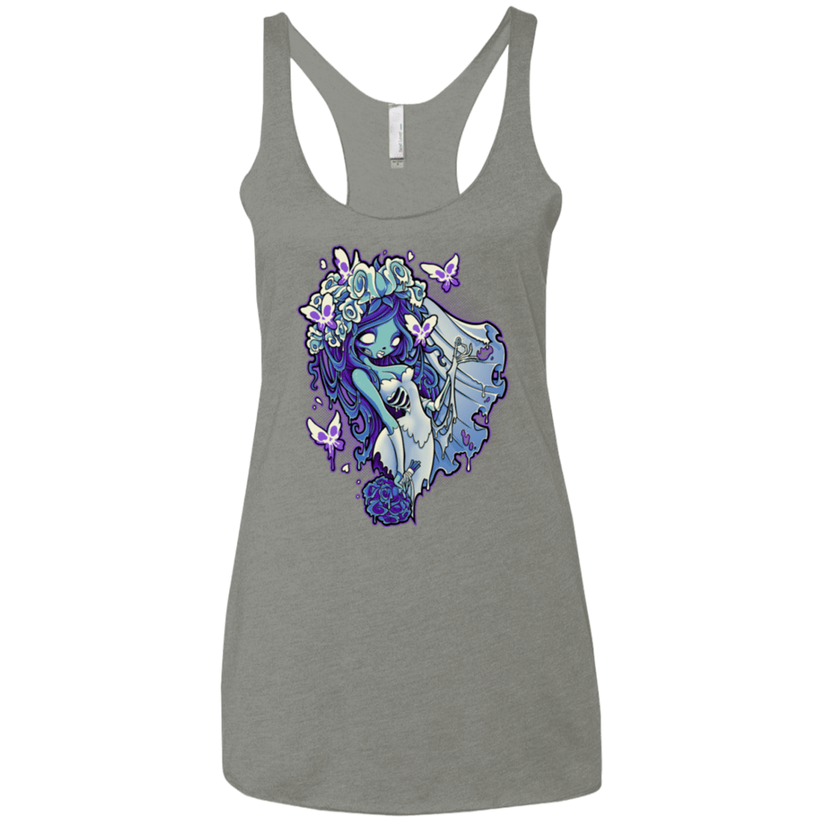 T-Shirts Venetian Grey / X-Small Decaying Dreams Women's Triblend Racerback Tank