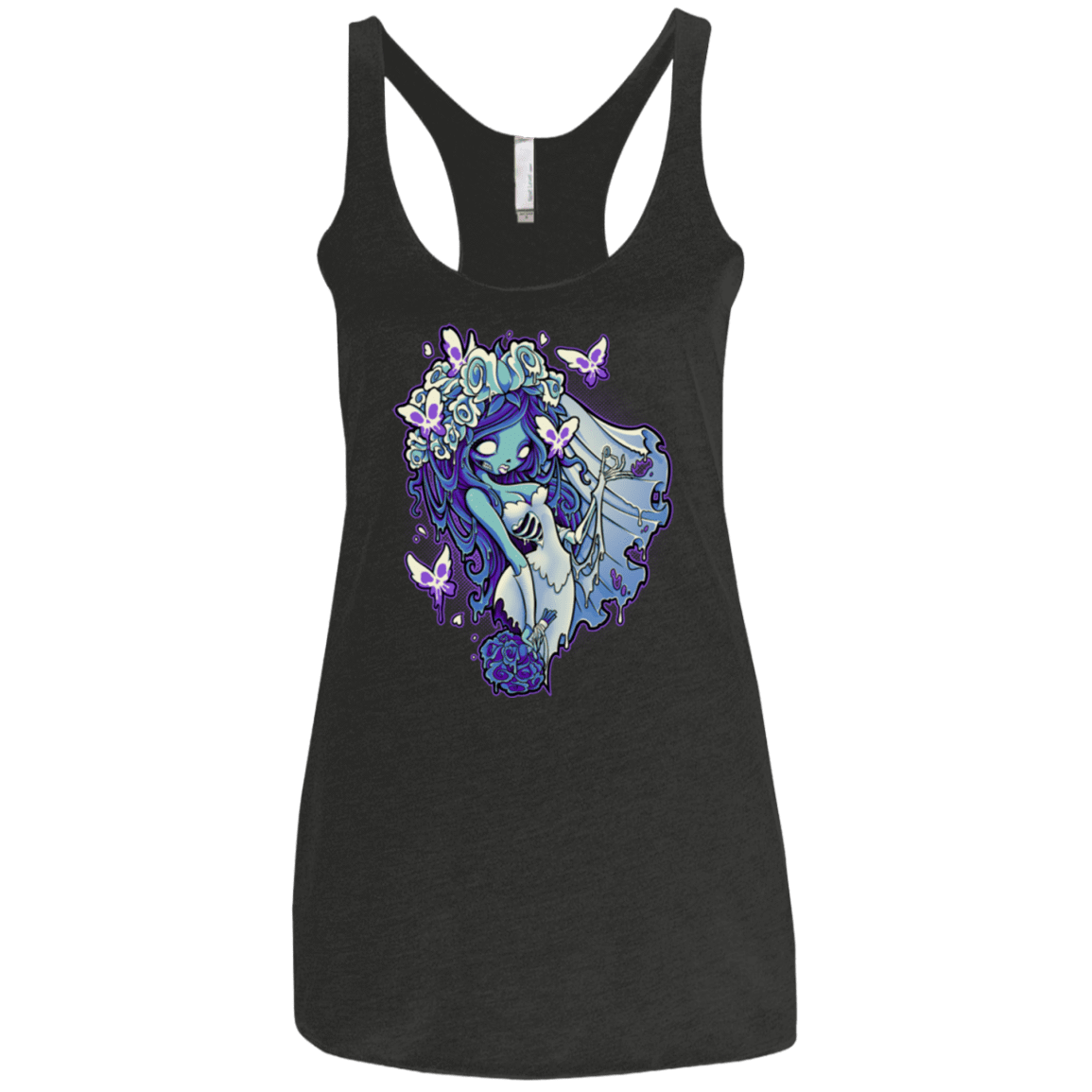 T-Shirts Vintage Black / X-Small Decaying Dreams Women's Triblend Racerback Tank