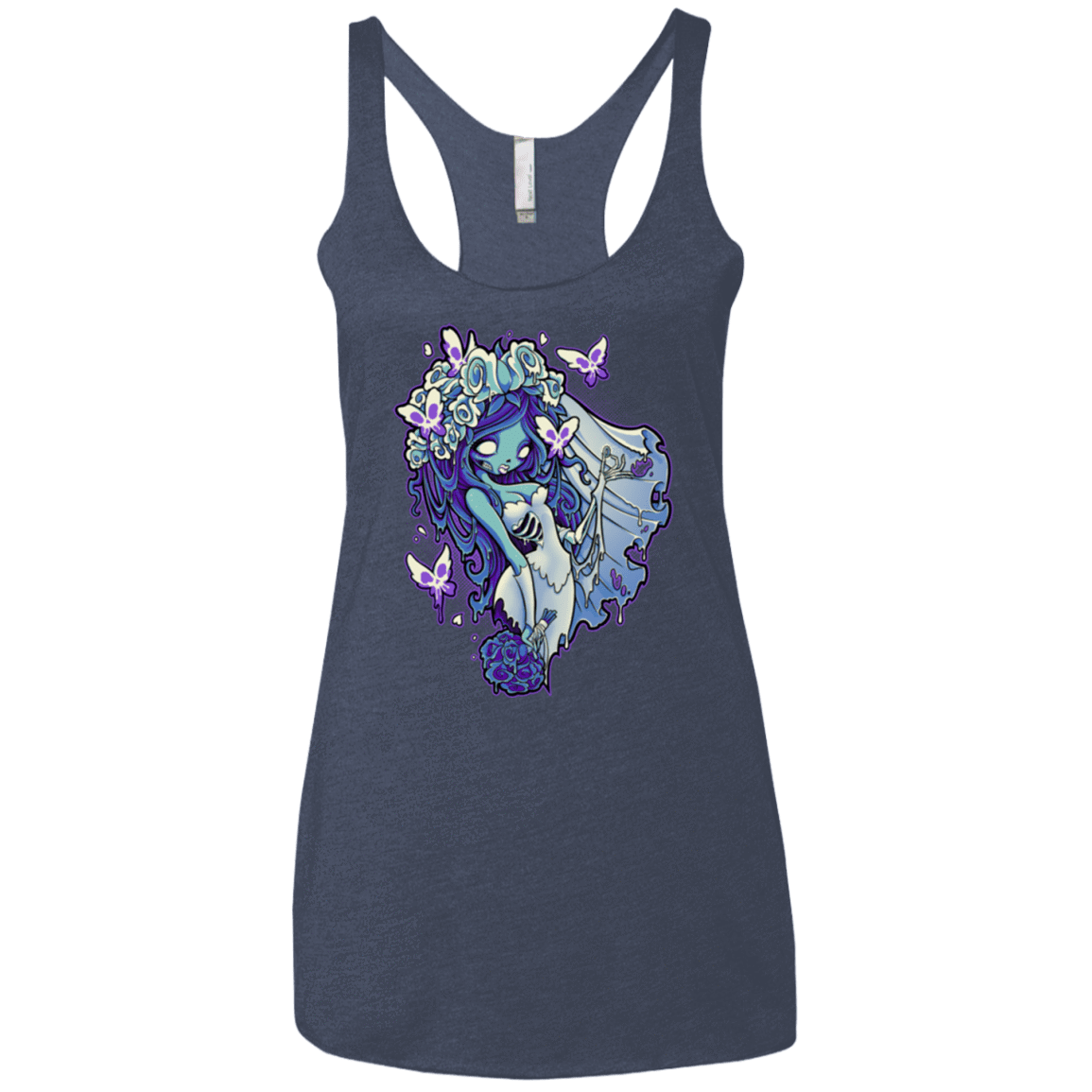 T-Shirts Vintage Navy / X-Small Decaying Dreams Women's Triblend Racerback Tank