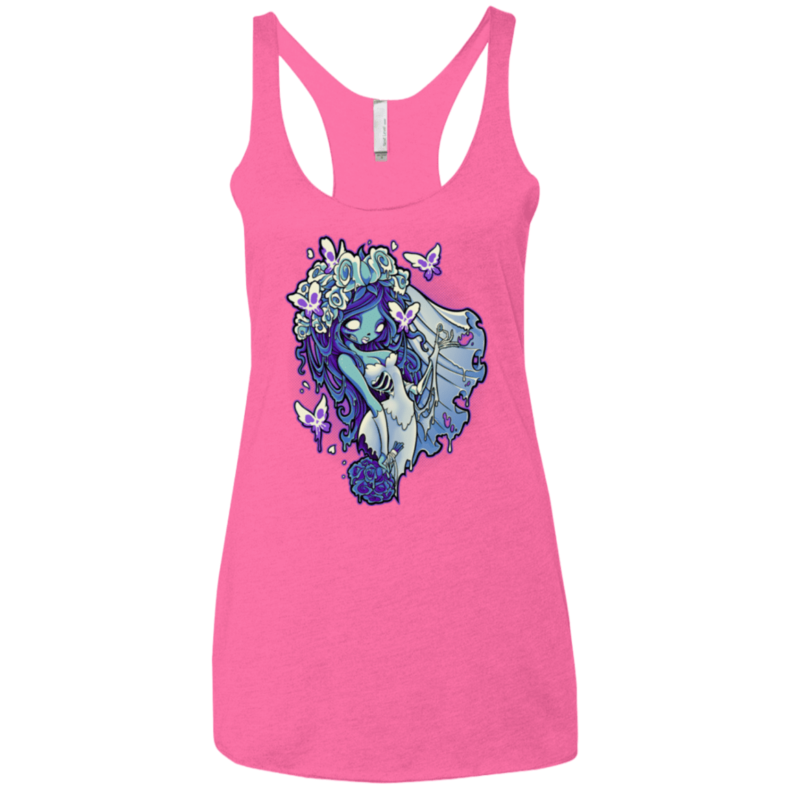 T-Shirts Vintage Pink / X-Small Decaying Dreams Women's Triblend Racerback Tank