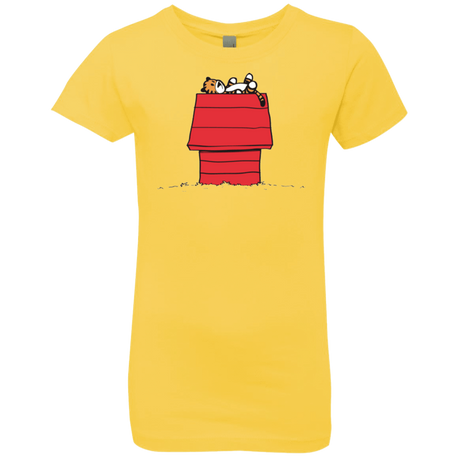 T-Shirts Vibrant Yellow / YXS Deep Thought Girls Premium T-Shirt