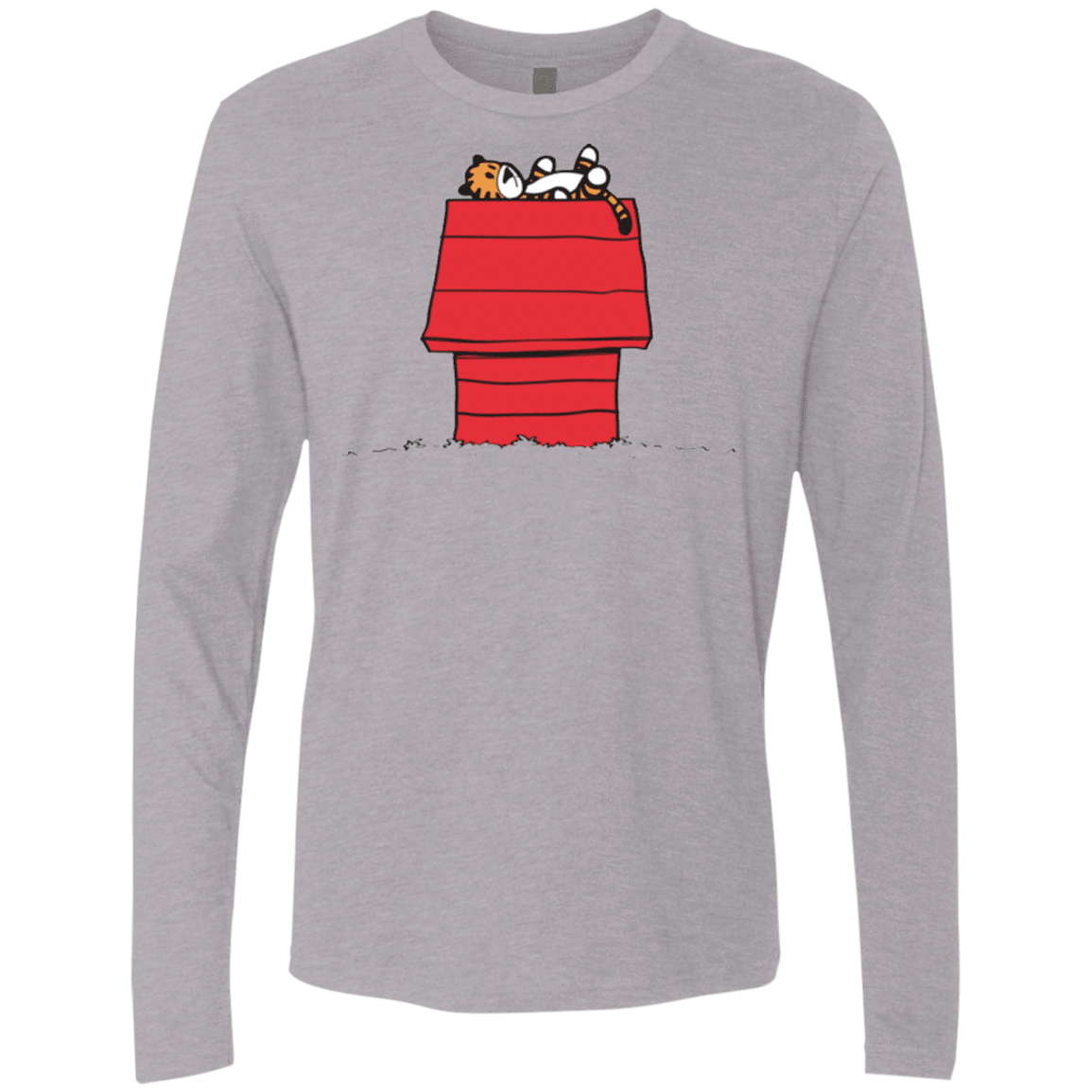 T-Shirts Heather Grey / Small Deep Thought Men's Premium Long Sleeve