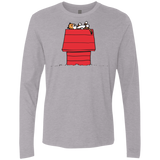 T-Shirts Heather Grey / Small Deep Thought Men's Premium Long Sleeve