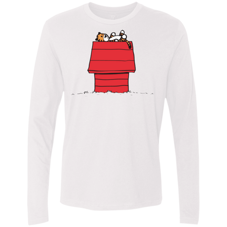 T-Shirts White / Small Deep Thought Men's Premium Long Sleeve