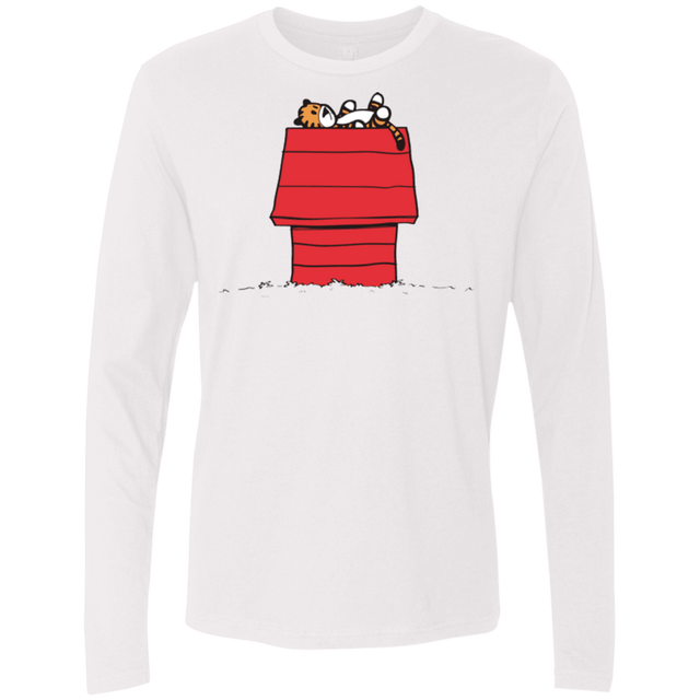 T-Shirts White / Small Deep Thought Men's Premium Long Sleeve