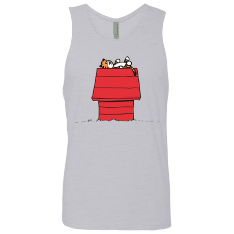 T-Shirts Heather Grey / Small Deep Thought Men's Premium Tank Top