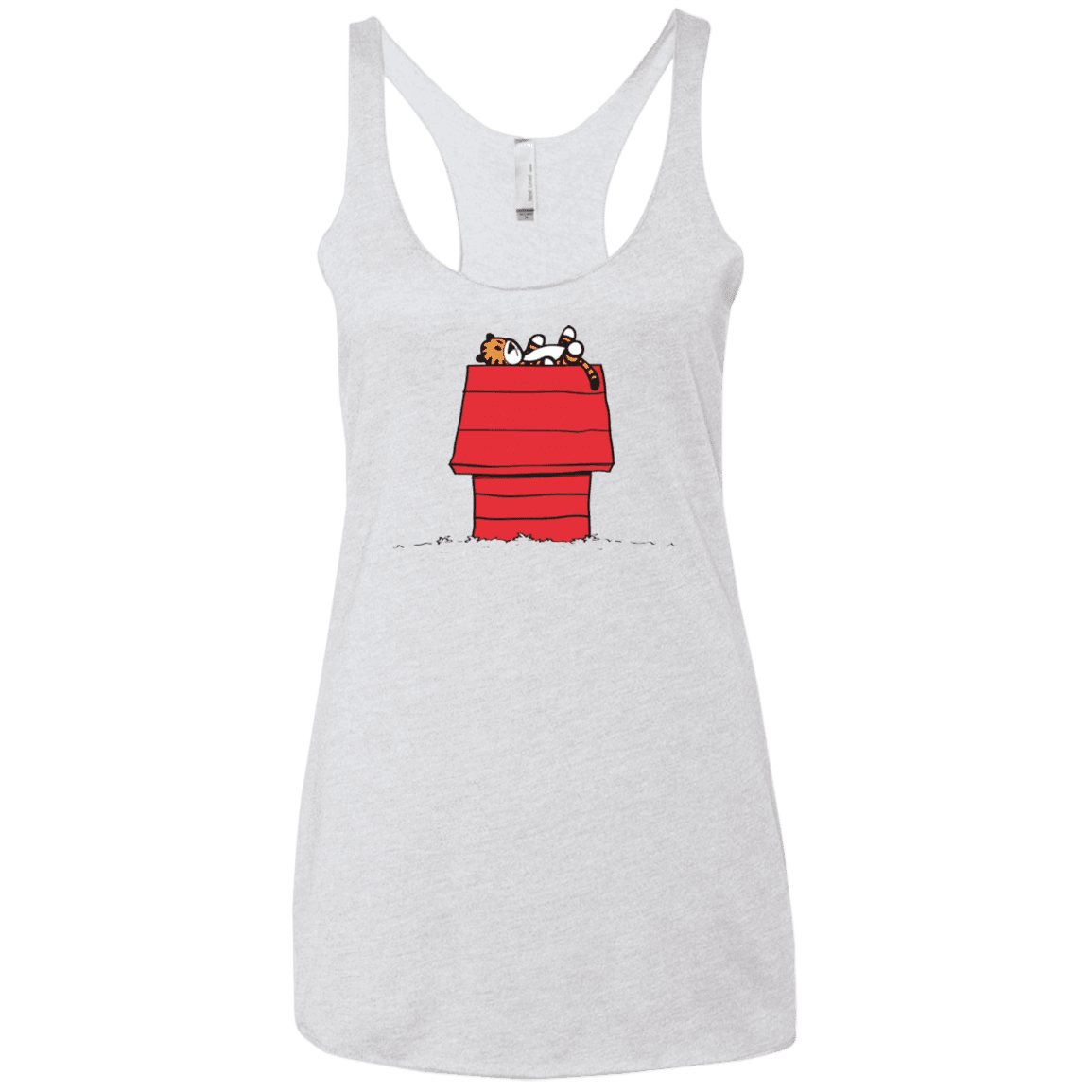 T-Shirts Heather White / X-Small Deep Thought Women's Triblend Racerback Tank