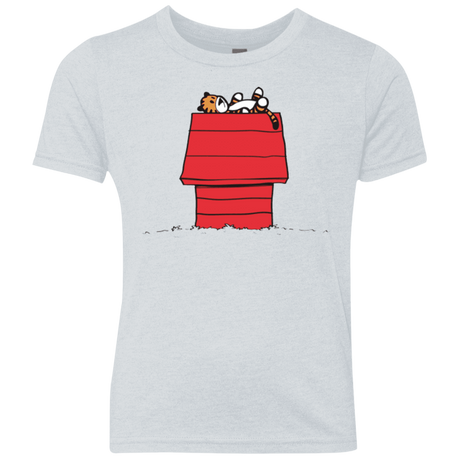 T-Shirts Heather White / YXS Deep Thought Youth Triblend T-Shirt