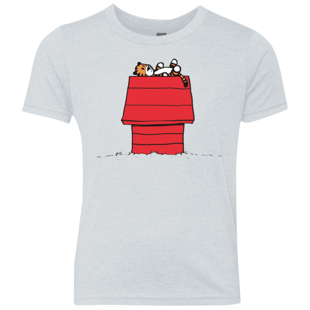 T-Shirts Heather White / YXS Deep Thought Youth Triblend T-Shirt