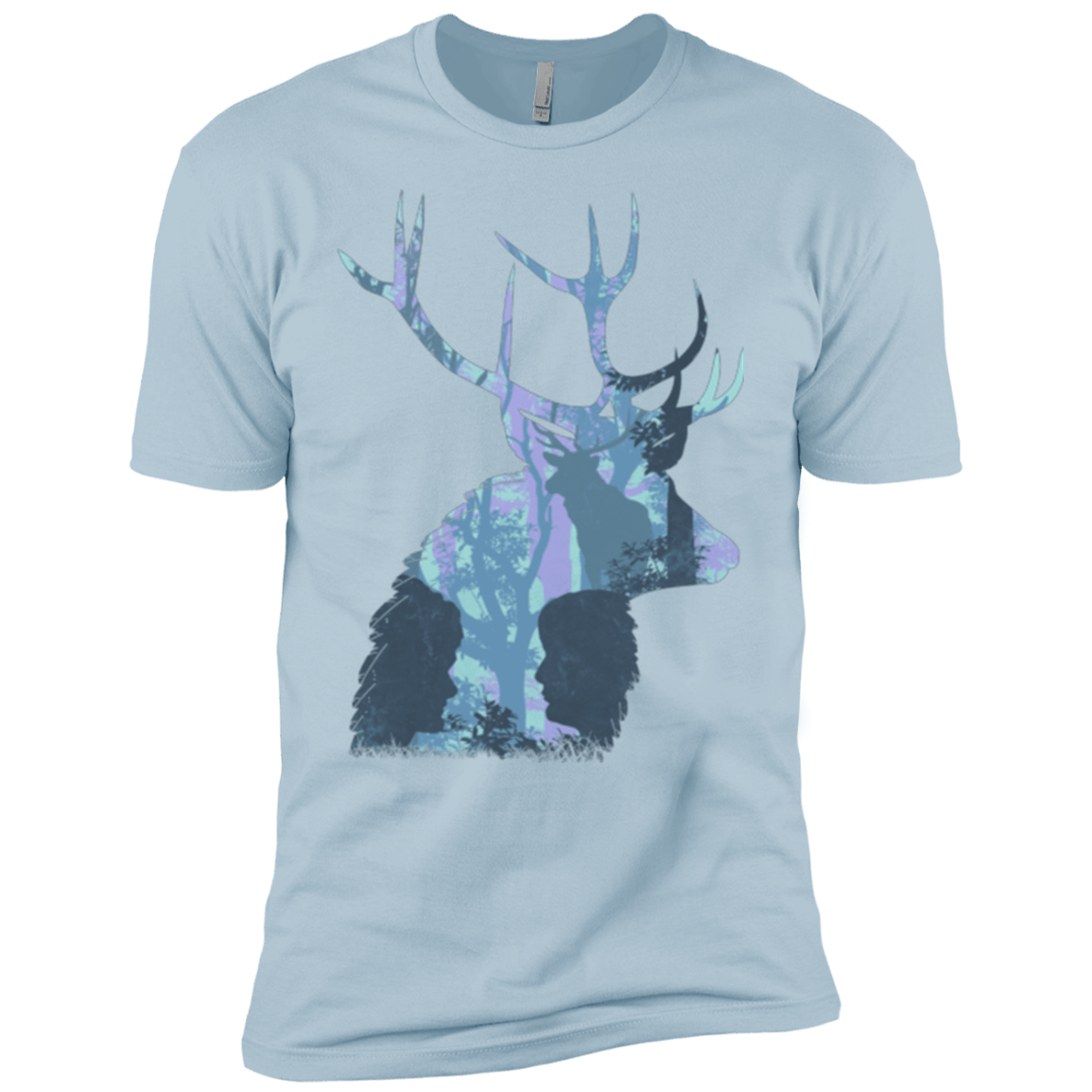 T-Shirts Light Blue / YXS Deer Cannibal Boys Premium T-Shirt