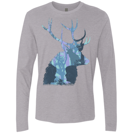T-Shirts Heather Grey / Small Deer Cannibal Men's Premium Long Sleeve