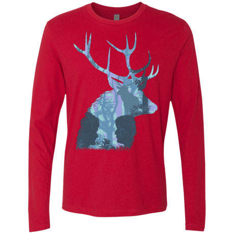 T-Shirts Red / Small Deer Cannibal Men's Premium Long Sleeve