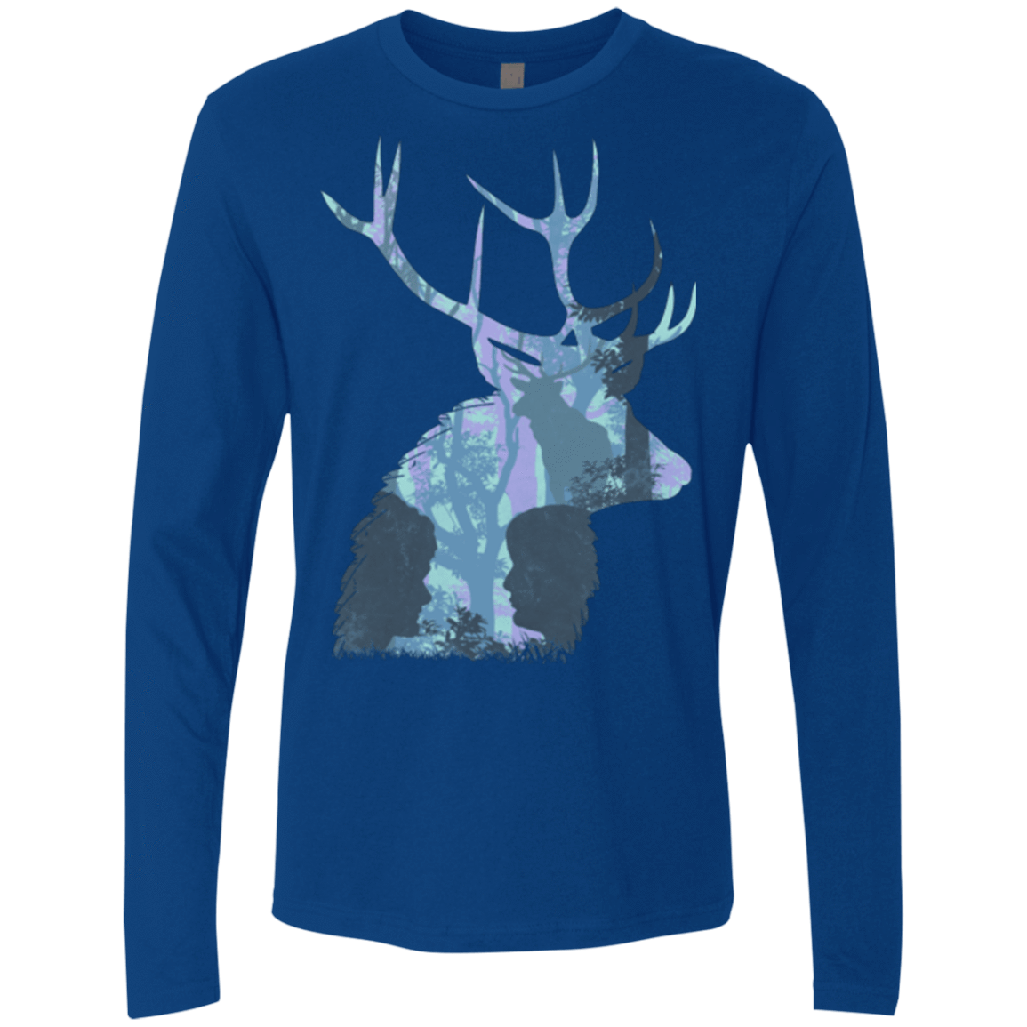 T-Shirts Royal / Small Deer Cannibal Men's Premium Long Sleeve