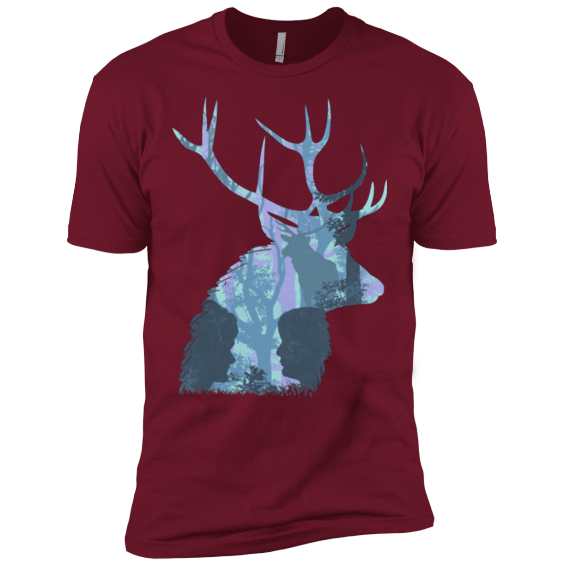 T-Shirts Cardinal / X-Small Deer Cannibal Men's Premium T-Shirt